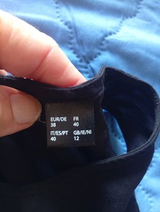 Tuta nera elegante donna taglia S/M