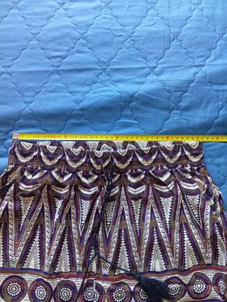 Gonna lunga etnica multicolor taglia S/M