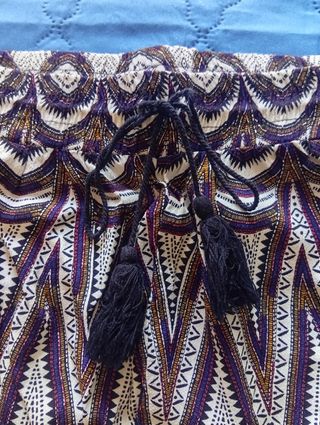 Gonna lunga etnica multicolor taglia S/M