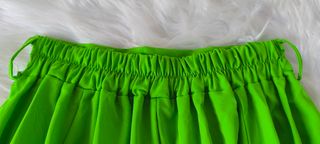 Falda larga corte circular elástica M