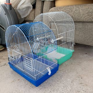 2 Jaulas pájaros (grandes, medianas y pequeñas)