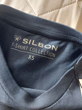 Camiseta Silbon SLBN XS azul
