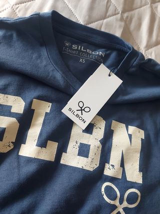 Camiseta Silbon SLBN XS azul