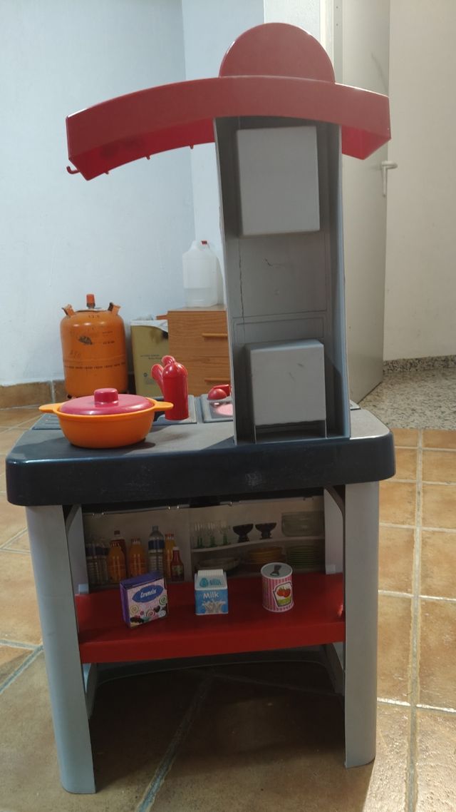 Cesta de pícnic VTech Rosa ,cocinita y ustensilios
