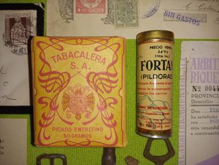 Lote antiguo. Guerra Civil Billetes Lotería Tabaco