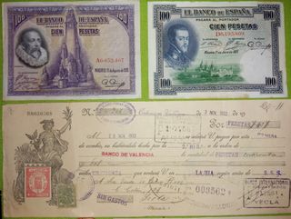 Lote antiguo. Guerra Civil Billetes Lotería Tabaco