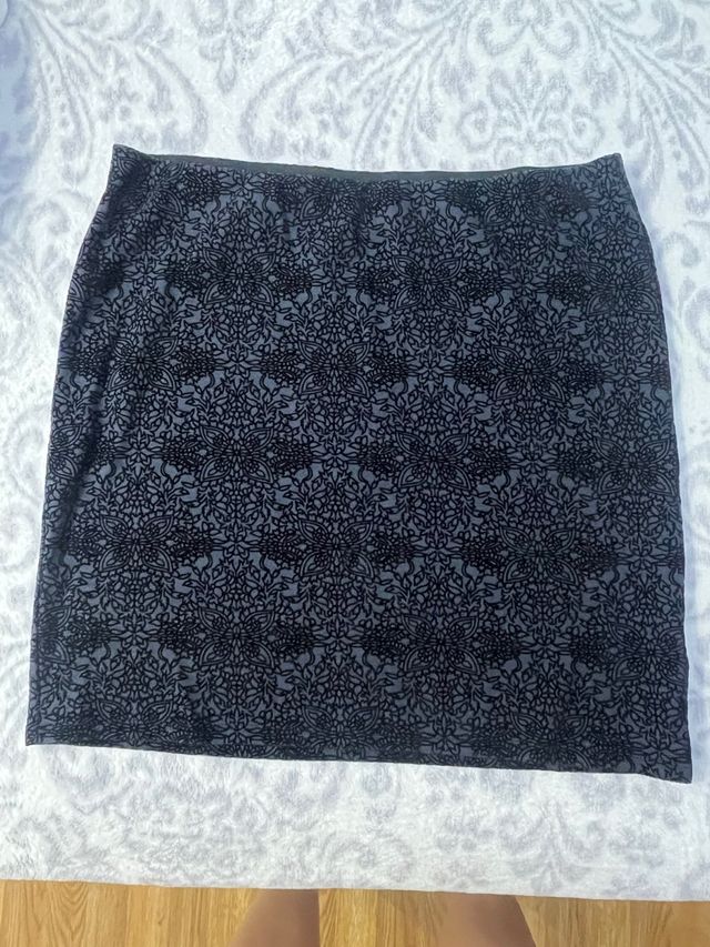 Falda Esmara azul marino - Talla L