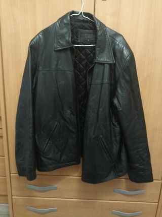 Chaqueta cuero hombre