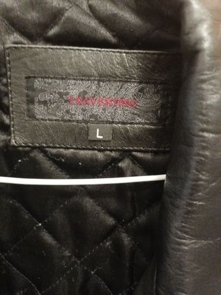 Chaqueta cuero hombre