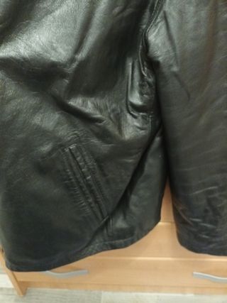 Chaqueta cuero hombre