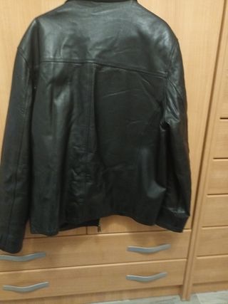 Chaqueta cuero hombre