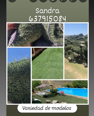 Césped reciclado