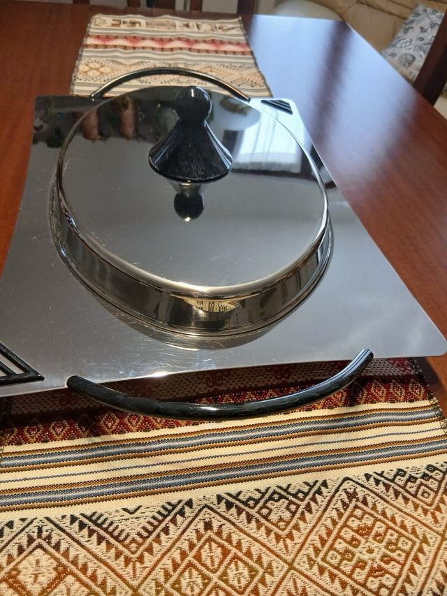 Vassoio da portata in acciao 