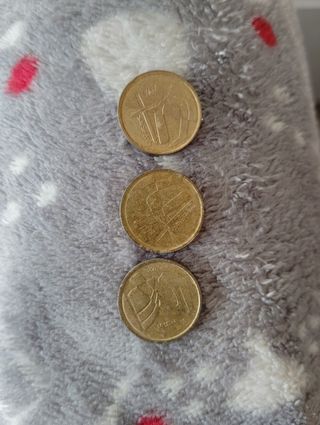 7 Monedas 5 Ptas. España