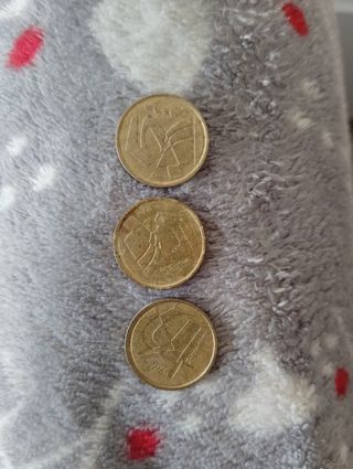 7 Monedas 5 Ptas. España