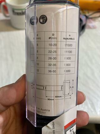 Broca fresadora Bosch 15mm