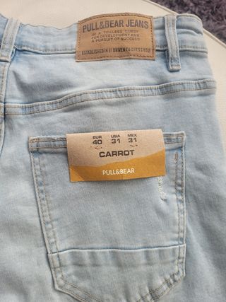 Vaqueros Pull&Bear Hombre - Talla 40