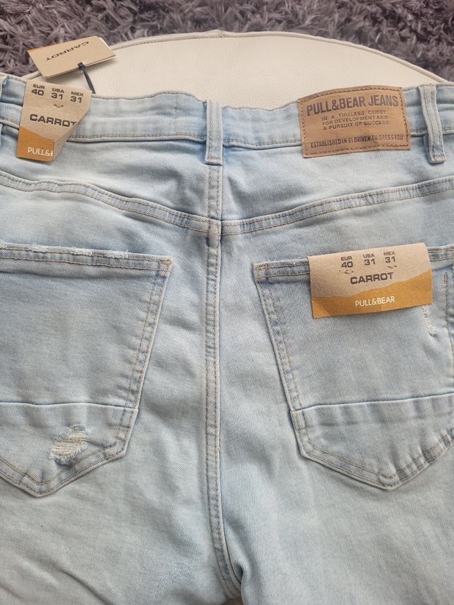 Vaqueros Pull&Bear Hombre - Talla 40