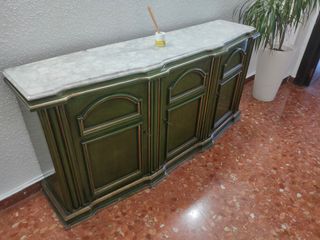 Recibidor antiguo - Madera y mármol