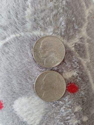 2 Monedas Americanas - 5 centavos escucho ofertas