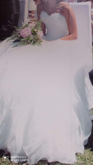 Vestido novia blanco - Talla a determinar