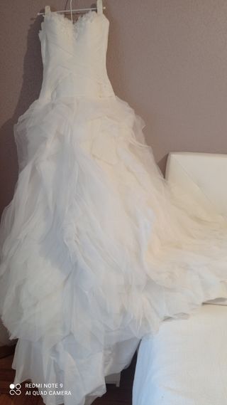 Vestido novia blanco - Talla a determinar