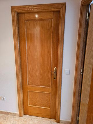 6 Puertas de madera de roble macizas