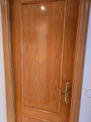 6 Puertas de madera de roble macizas