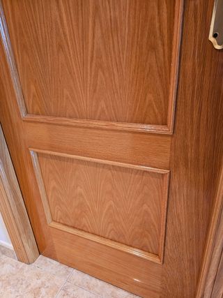 6 Puertas de madera de roble macizas