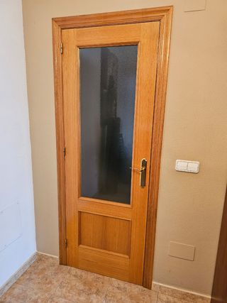 6 Puertas de madera de roble macizas
