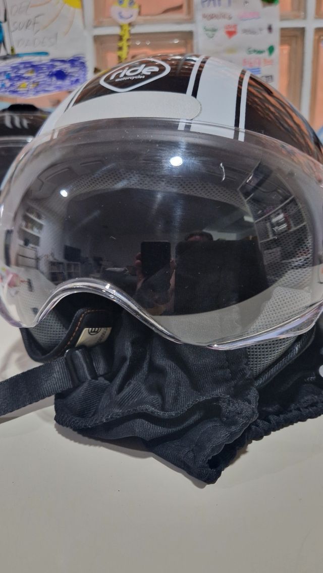 Casco moto talla xl marca Ride