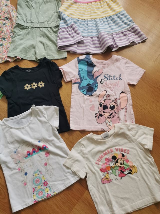 Ropa verano niña 14 piezas, talla 2 años.