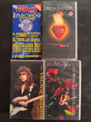 Lote VHS Hard Rock Heavy 