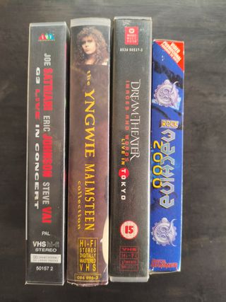 Lote VHS Hard Rock Heavy 
