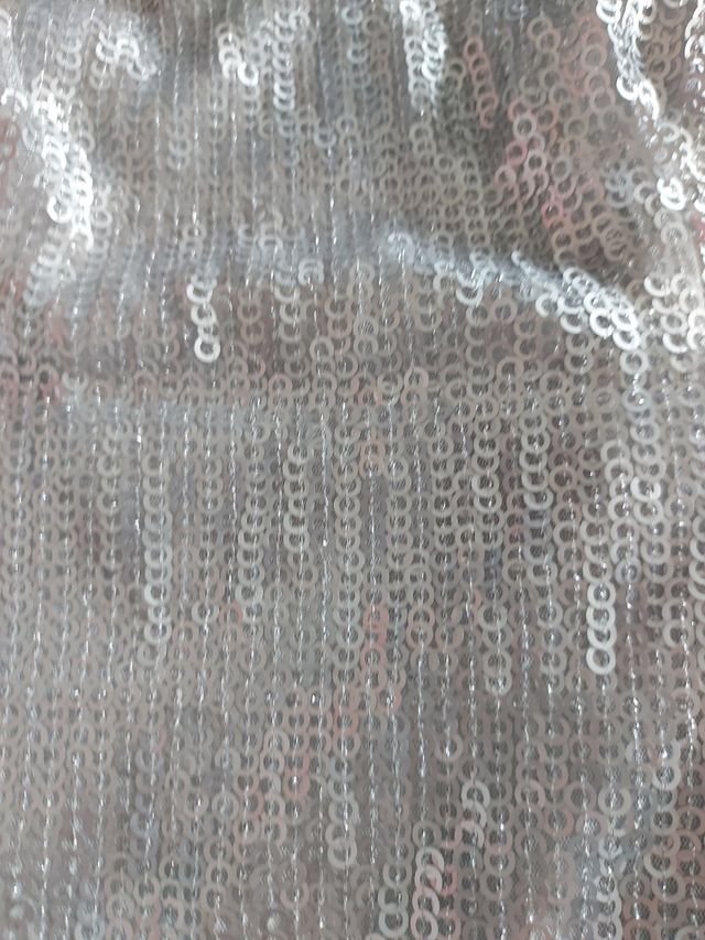 Top lentejuelas plata