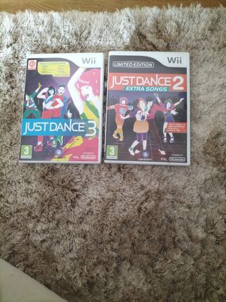 Justo dance 2 y 3 Wii 