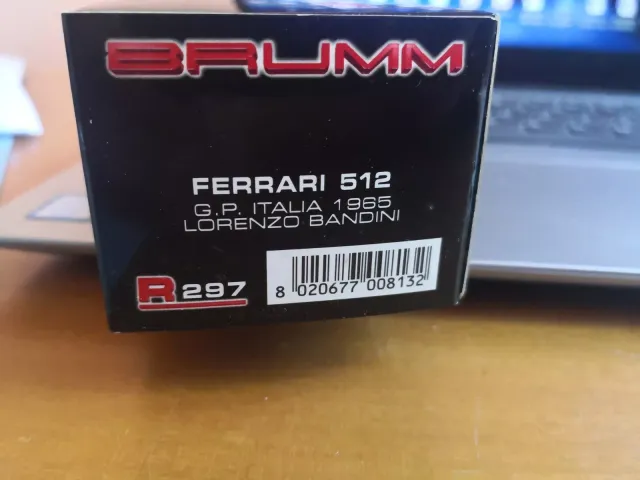 FERRARI 512 G.P. ITALIA BANDINI - BRUMM 1/43
