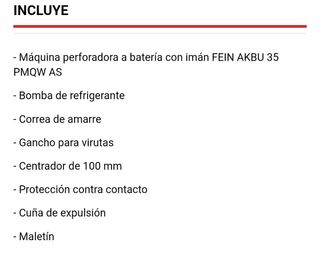 Taladro  de precisión magnetico a bateria.