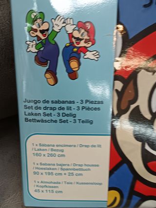 juego de sabanas super mario 90