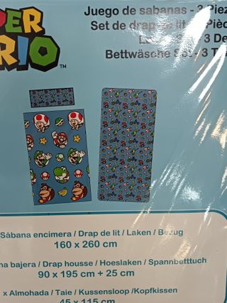 juego de sabanas super mario 90