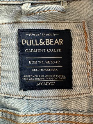 Chaqueta vaquera Pull&Bear talla XL