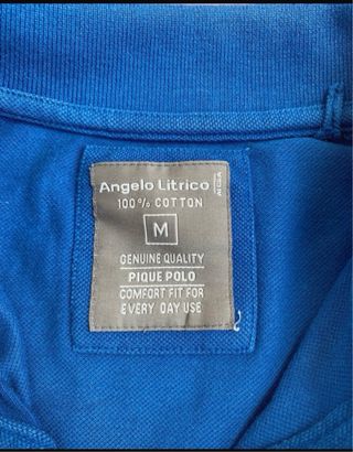 Polo Angelo Litrico uomo blu tg.M