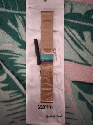 Correas reloj oro 22mm - 2uds