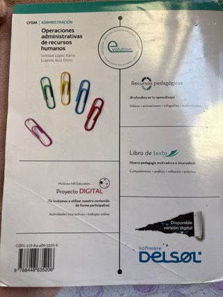 Operaciones administrativas de recursos humanos