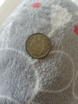 Moneda 1963 - Franco, una peseta. Estrella 64.