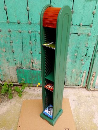 Estanteria CD vintage - Madera