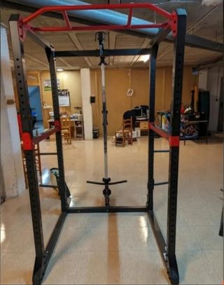 Rack, Jaula con polea