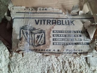 4 Bloques vidrio Vitrablok