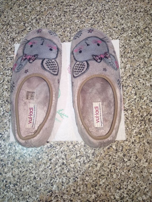 Pantuflas mujer casa