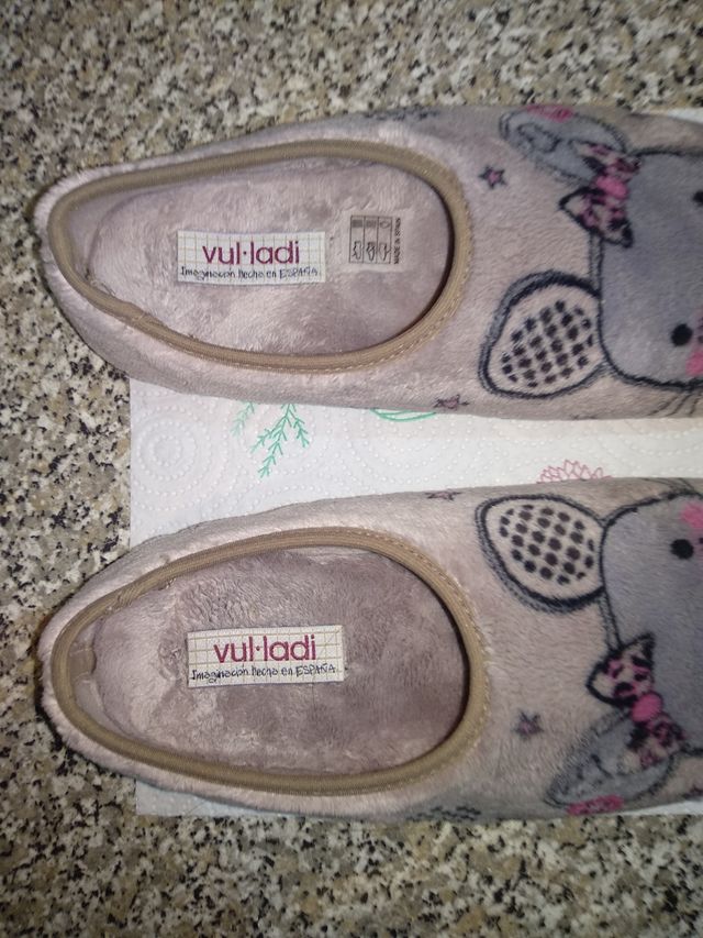 Pantuflas mujer casa